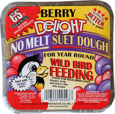 C S Berry Delight No Melt Suet Dough 11.75 Ounces, 12 Pack