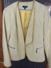 Charles Vögele Damen Tweed-Blazer kurz Gr. 4...