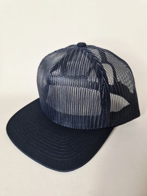 Full Mesh Trucker Snapback Headspin Cap Navy Blau