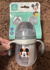 Mickey Mouse Toddler 10 oz Sippy Cup BPA-Free, Spill-Proof Trainer with Handles