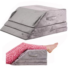 Wedge Pillow for Sleeping, Bed Wedge Pillow for After Surgery 3-Height Memory...