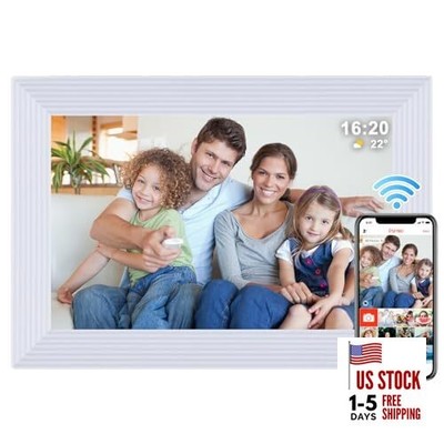 Digital Picture Frame WiFi 10.1 Inch Frameo Digital Photo Frame,1280x800 White
