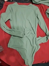 Women's Luxury Collection 4-Way Stretch Long Sleeve Bodysuit - Auden Medium