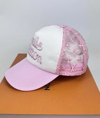 帽子 louis vuitton tyler the creator L Louis Vuitton by Tyler, the Creator Mesh Signature Cap Black Men's