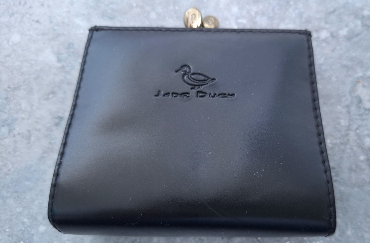 Jade Duck black Kiss Clasp Coin Purse | eBay UK