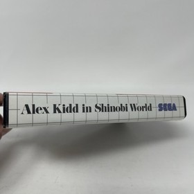 RARE! Alex Kidd In Shinobi World Sega Master System SMS CIB w/Manual Blue Label
