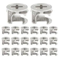 Waziaqoc 20Pcs Furniture Cam Lock Fasteners, 15 mm Furniture Connecting Lock ...