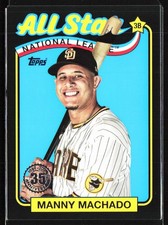 2024 Topps 1989 Baseball 35th Anniversary All-Stars Black Manny Machado 096/299