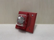 Siemens I-SM25-S17 Fire Alarm Speaker Strobe Red 