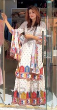 SALWAR KAMEEZ PAKISTANI INDIAN WEDDING PARTY WEAR DRESS BOLLYWOOD SUIT PLAZO