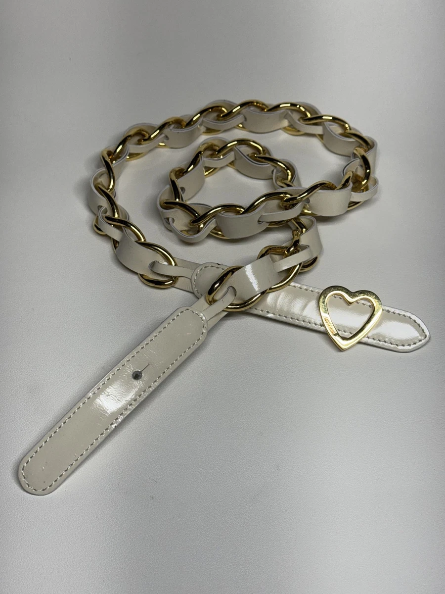 Moschino Leather Size M Belts for Women for sale | eBay display picture 2