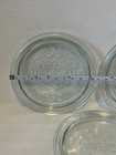 Lot Of 3 WECK Clear Glass Canning Lids Rundrand-Glas 100mm Green Tint Strawberry — photo 6