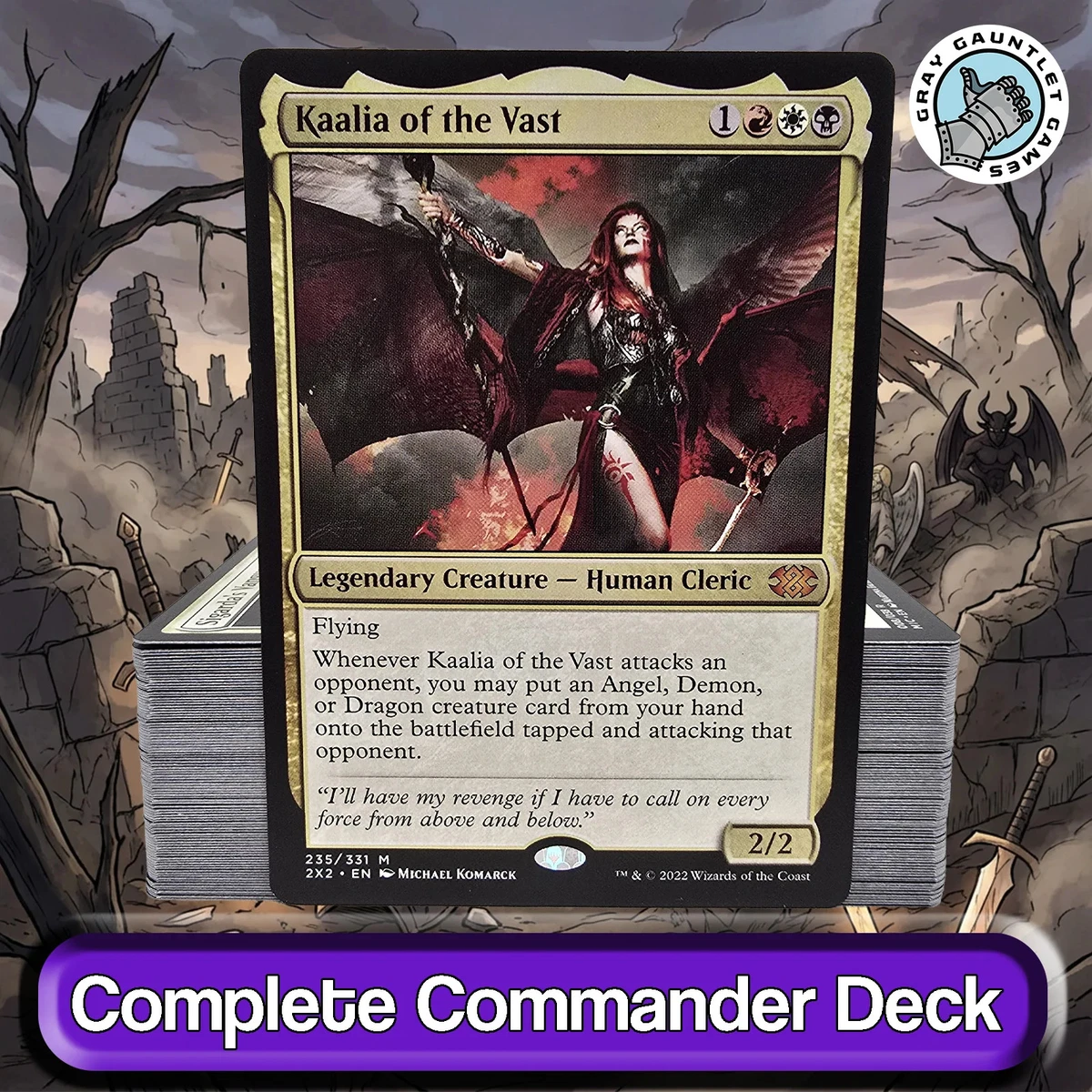 mtg angel demon commander deck Angels and Demons // (Regna, the Redeemer and Krav, the Unredeemed) list // Moxfield  MTG Deck Builder Kaalia of the Vast Angels