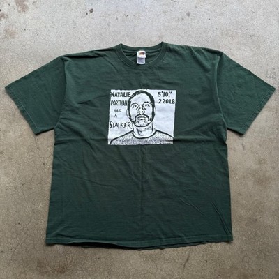 00s Natalie Portman Has A Stalker T Shirt Size XXL