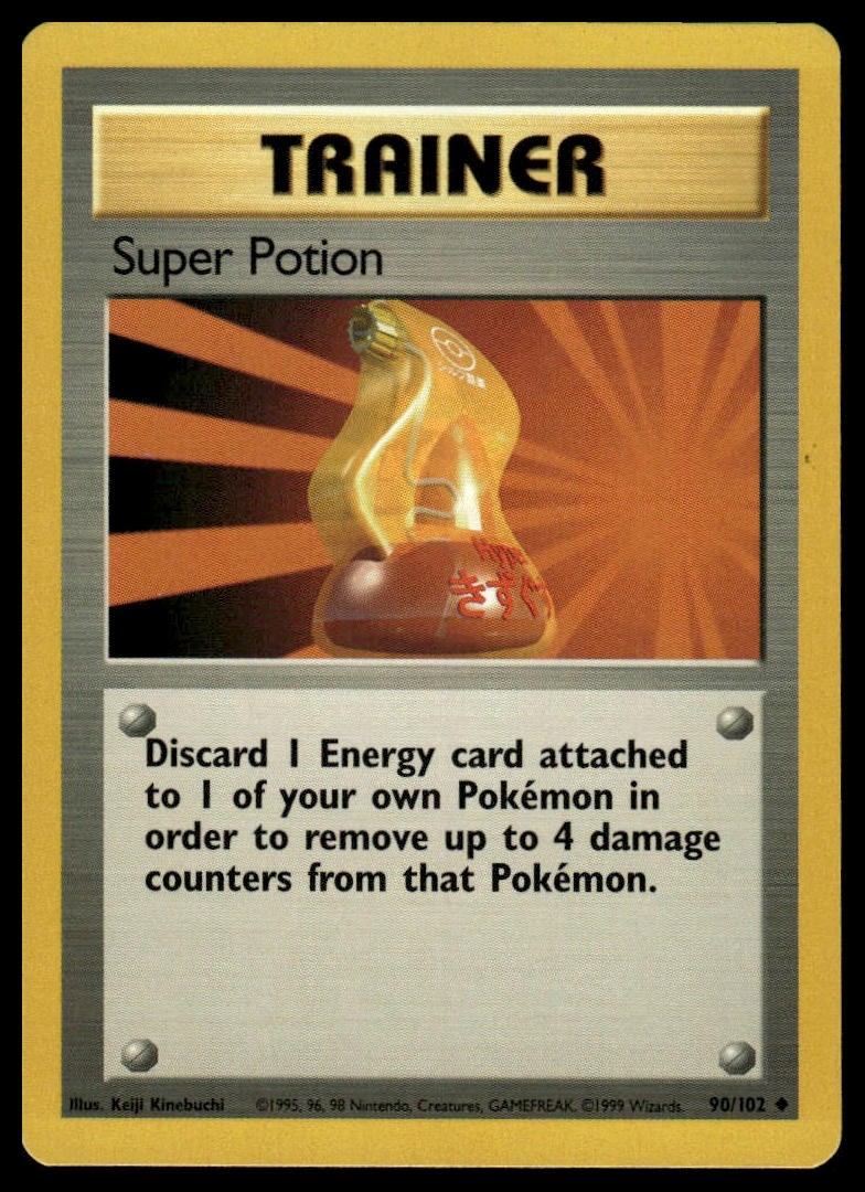 Pokemon Base Set 90/102 Super Potion