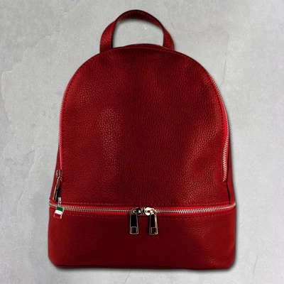 Florence Sac À Dos Femme En Cuir Sac De Ville Bordeaux OTF612D - Photo 1/4