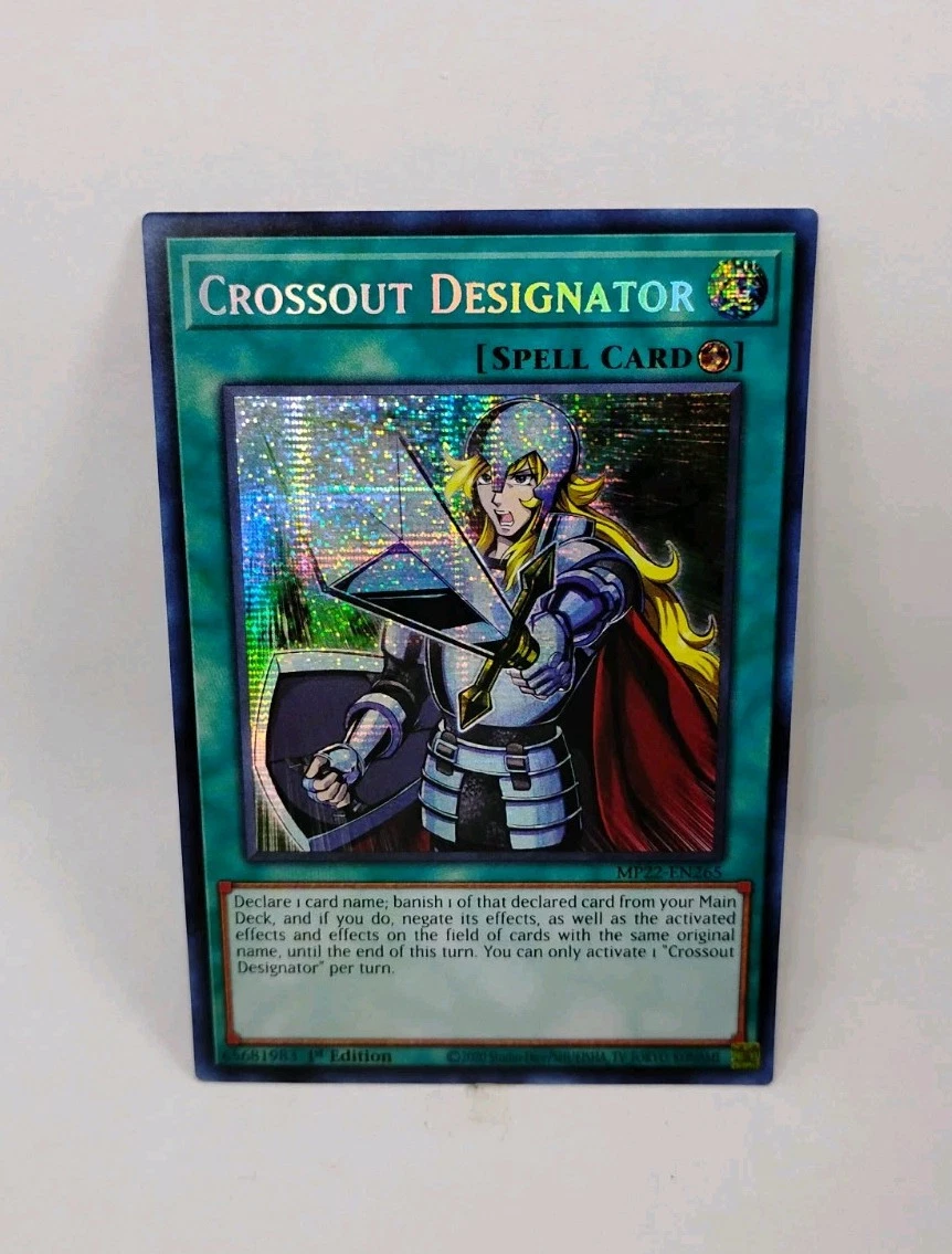 YU-GI-OH! Crossout Designator. MP22-EN265. 1st Ed. Prismatic 