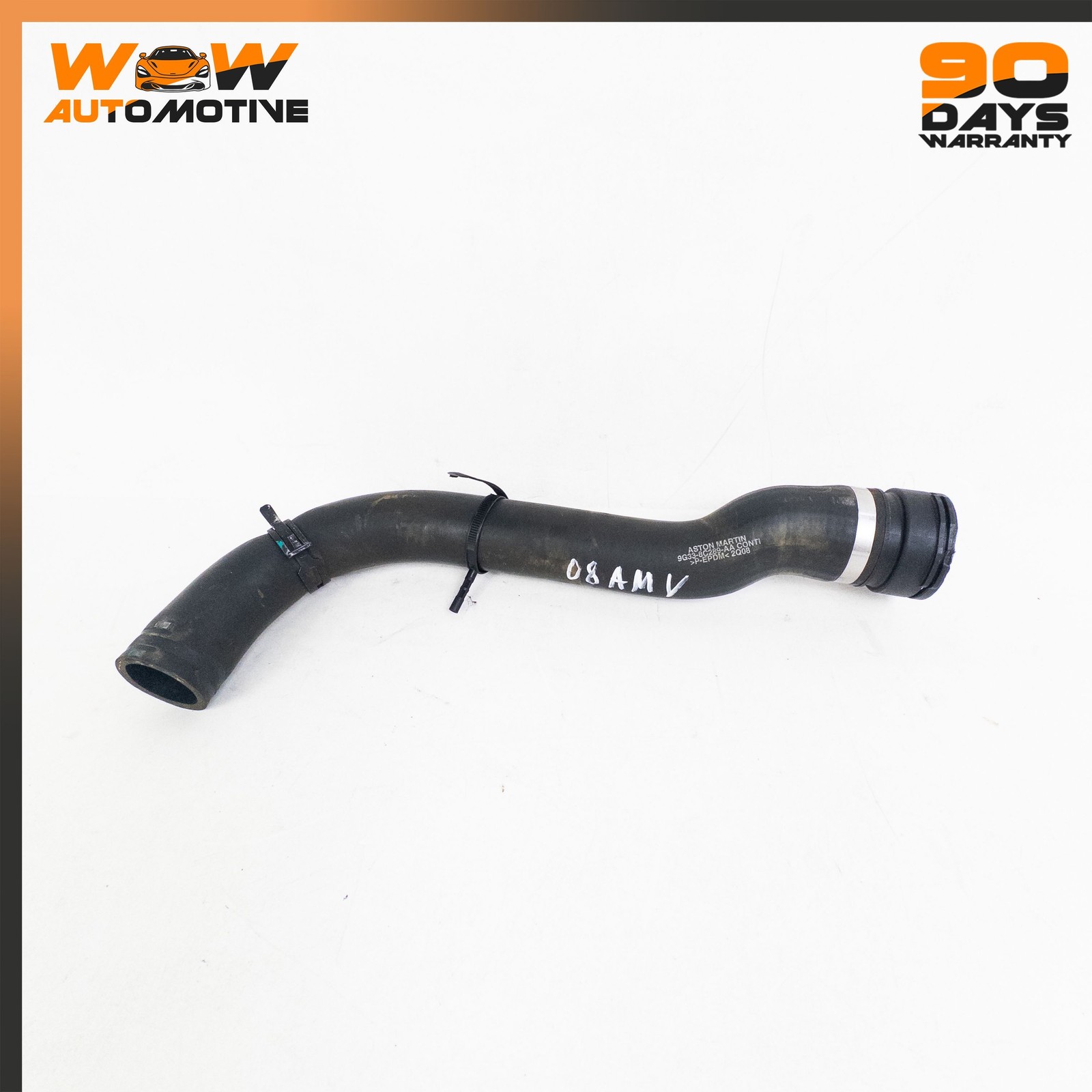 06-16 ASTON MARTIN V8 VANTAGE 4.7L HOSE PUMP OUTLET COOLANT RADIATOR SET OEM