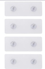 Adhesive Suction Sticker for no Drilling 2 Tier Corner Shower Caddy - Transpa...