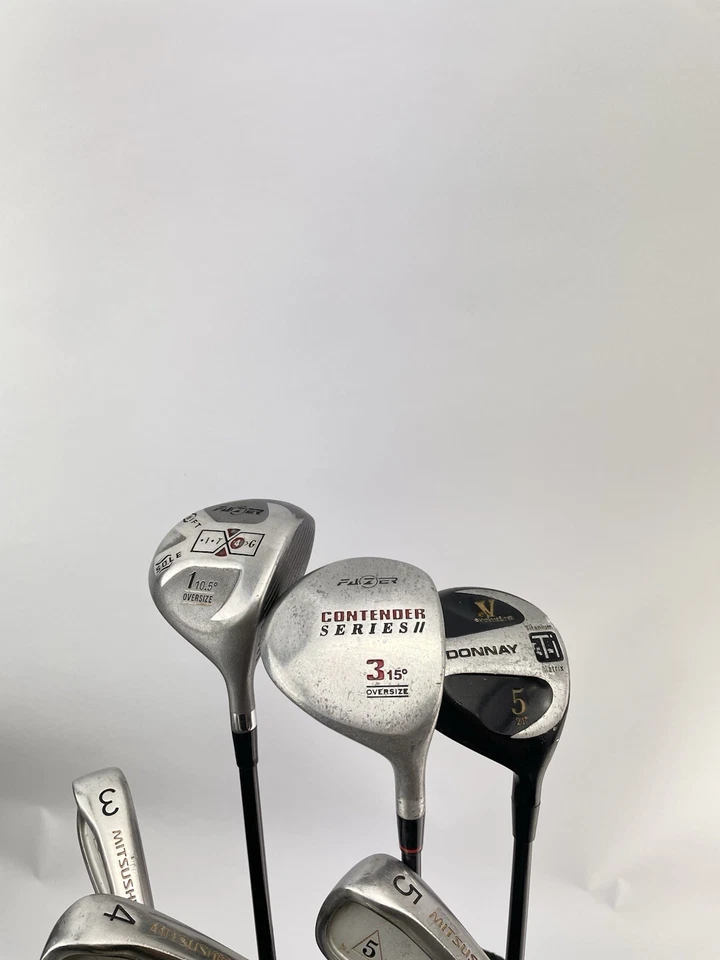 Mens Golf Package Set 13 Clubs Regular Flex /Right /New Grips /Cart Bag /28916 - Image 2 of 4