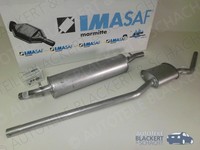 Imasaf Auspuffset für Mercedes Heckflosse Coupe 220 SEB W111 1961-1965|MSD+ESD