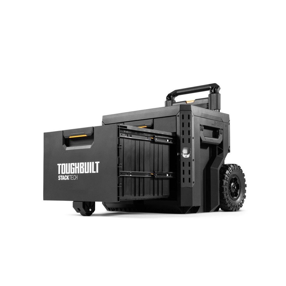 Boîte à 2 Tiroirs Verrouillables StackTech TOUGHBUILT Module Roulant Haute Capacité