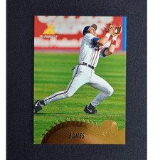 Pinnacle 1995 #111 Chipper Jones Atlanta Braves Baseball Card