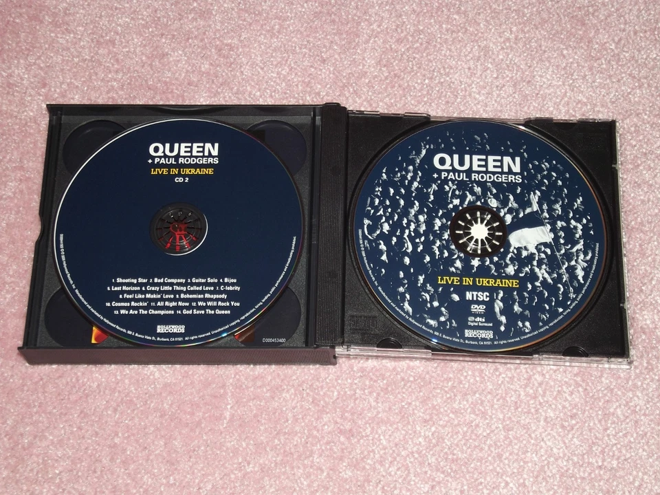 QUEEN + PAUL RODGERS Live In Ukraine - USA 2009 BEST BUY EXCLUSIVE 2 CD + DVD - Image 4 of 4