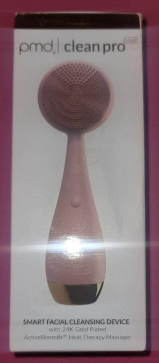 PMD CLEAN PRO GOLD SMART FACIAL CLEANSING DEVICE 24K GOLD PLATED  4002-ROSEG-NEW