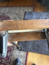 Antique American Wringer Co Clothes Wringer Cast Iron Wood Hand Crank 1900s