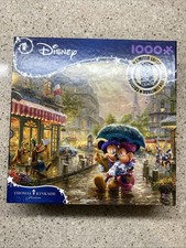 NEW Thomas Kinkade Disney Ceaco Jigsaw Puzzle Mickey and Minnie in Paris 3183-16