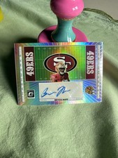 2025 Donruss Optic Bryce Huff Hash Marks Auto Prizm HOLO 49ers CASE HIT Card