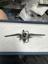 Vintage 1979 Bergamot P-39 7" Airplane Belt Buckle