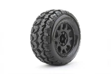 Power Hobby - 1/8 MT 3.8 Tomahawk Belted Mounted Tires w/ Removable Hex Wheels