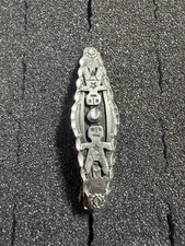 VINTAGE SOUTHWESTERN STERLING SILVER HAIR BARRETTE NAVAJO NATIVE AMERICAN