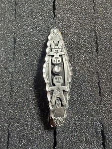 VINTAGE SOUTHWESTERN STERLING SILVER HAIR BARRETTE NAVAJO NATIVE AMERICAN
