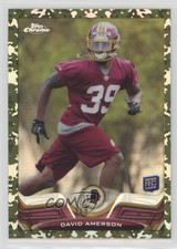 2013 Topps Chrome Military Refractor 213/499 David Amerson #66 j0u