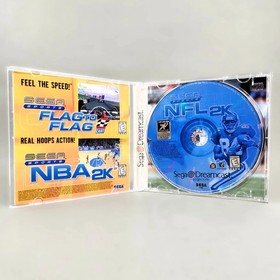 NFL 2K - Sega Dreamcast (Authentic, CIB, Tested Working)