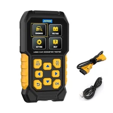 Automotive Odometer Mileage Gauge Tester OBD2 Fault Code Reader Diagnostic Tool 