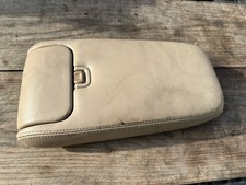 1998-03 Jaguar XJ8 X308 Front Center Console Lid Armrest w/ Cup Holder Biege OEM