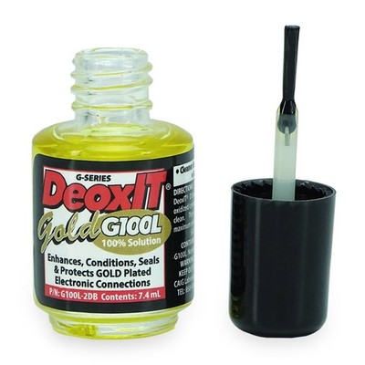 Caig DeoxIT G100L-2DB Gold Kontaktreiniger Pinselfläschchen