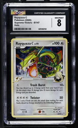Rayquaza C graded CGC 8 for sale on eBay