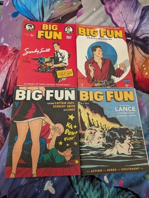 Big Fun Comics Magazine # 1,2,3,4 All Excellent Condition - 4 Comic Book Lot