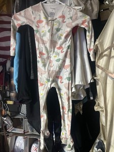 🦩 Carter’s Yellow Flamingo  Footed Sleeper Footie Pajamas12 Months
