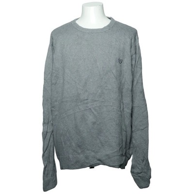 Chaps, Strickpullover, Größe: XXL, STEEL HEAT, Grau, Baumwolle, Fischgräte #XVR