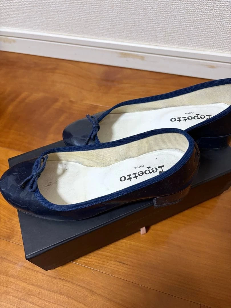 完売！Repetto ネイビー ポインテッドトゥ バックスリング　38 ヒール Repetto Women's Heels for sale | eBay