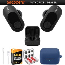 Sony INZONE Buds Truly Wireless Gaming Earbuds, Black Accessories Warranty Kit