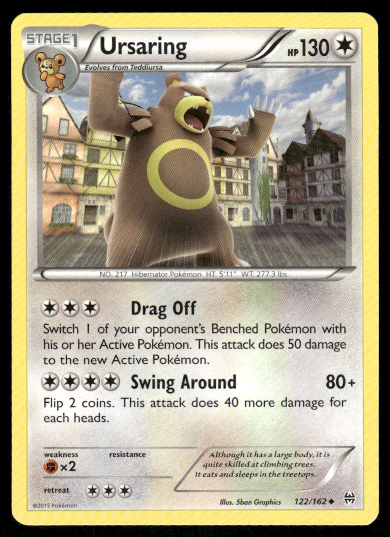 Ursaring 122/162 - BREAKthrough - Uncommon NM