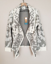 NWT Prana Alberta Reversible Cardigan Sweater Size Small Open Front Draped