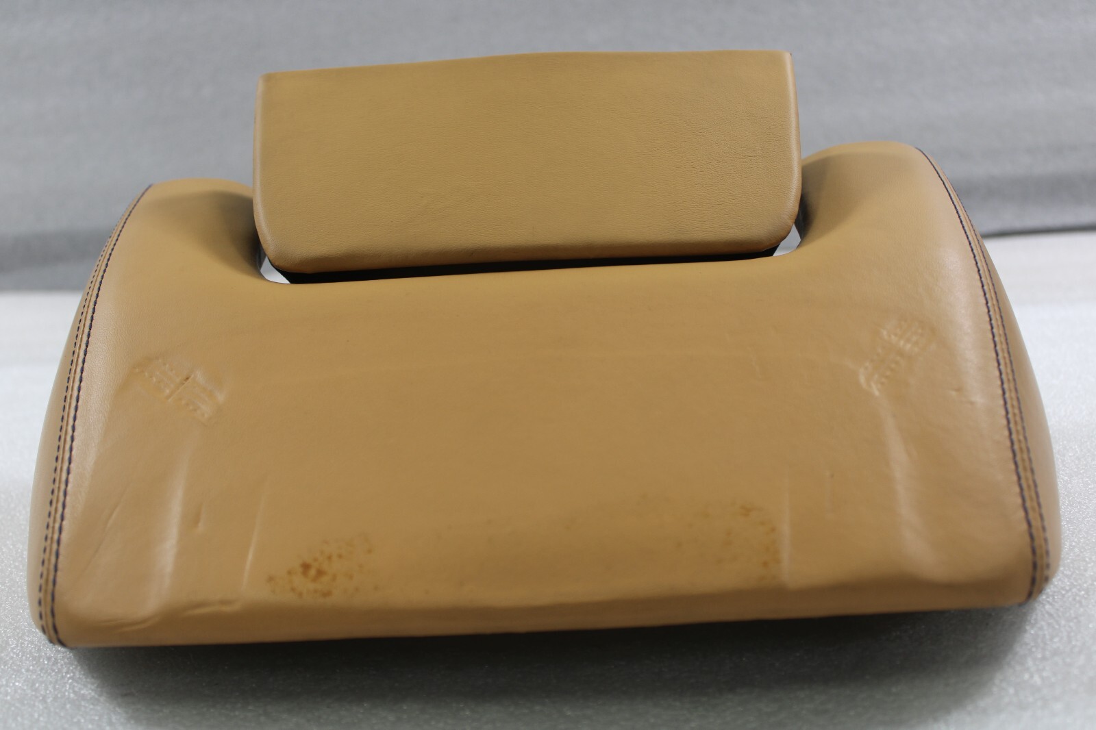 Ferrari F430, Rear Glove Box, Beige w/ Blue Stitching, Used